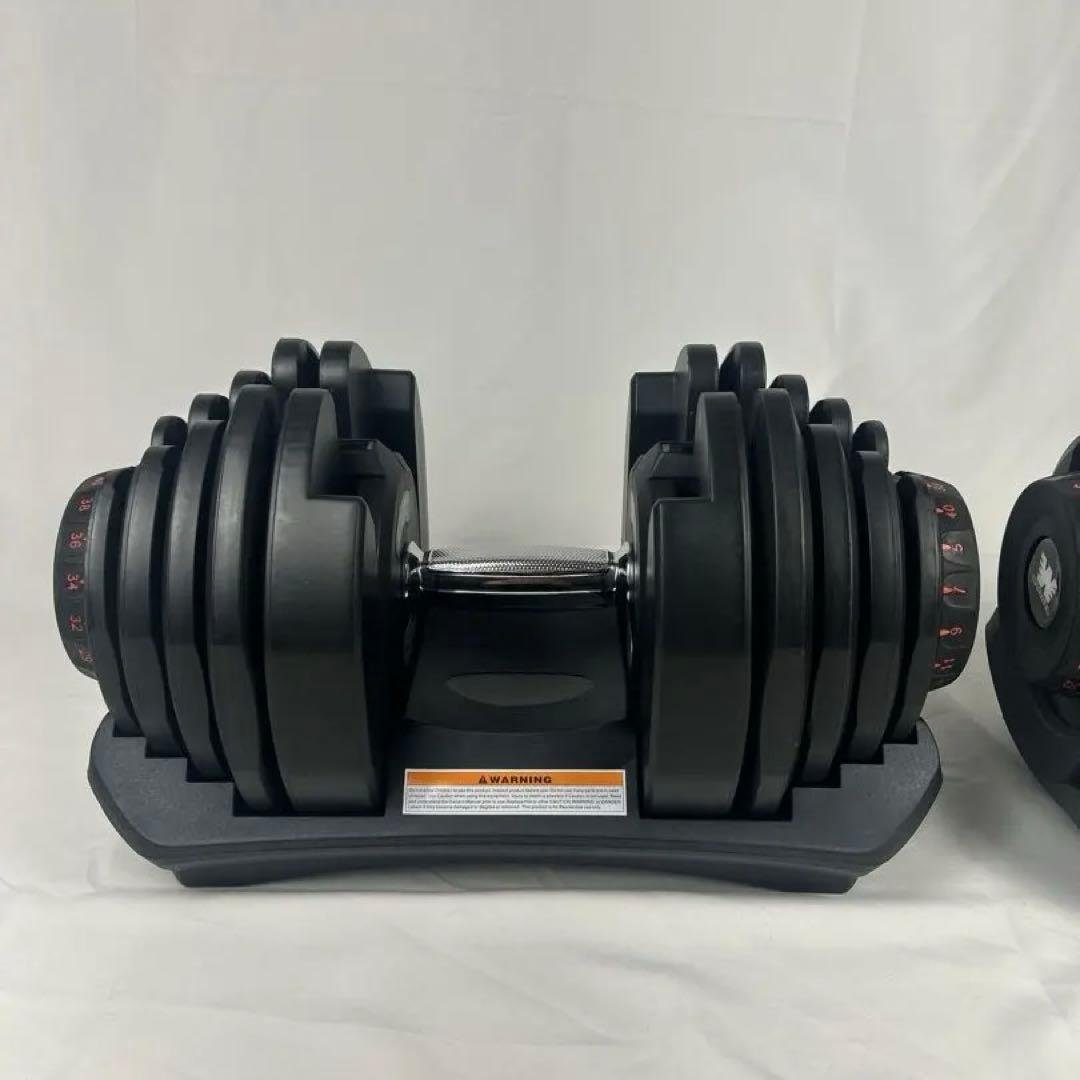 ②BARWING調整可能ダンベル5kg-40kg2/2(送料込み)