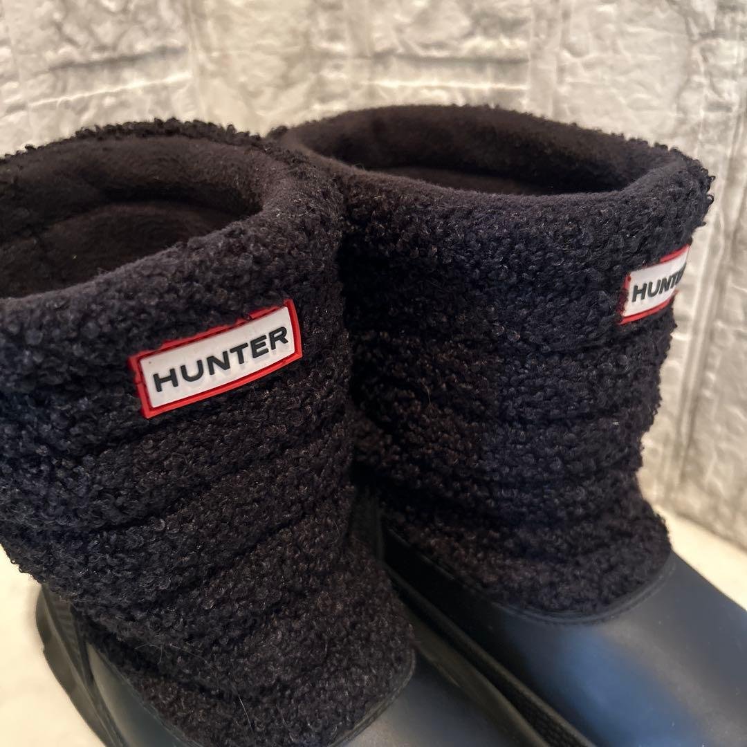 HUNTERハンター レディース シェルパ スノーブーツ ショート23.0