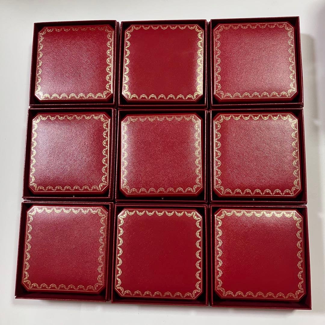 カルティエ　ネックレス　リングケース　空箱　現行品　32個