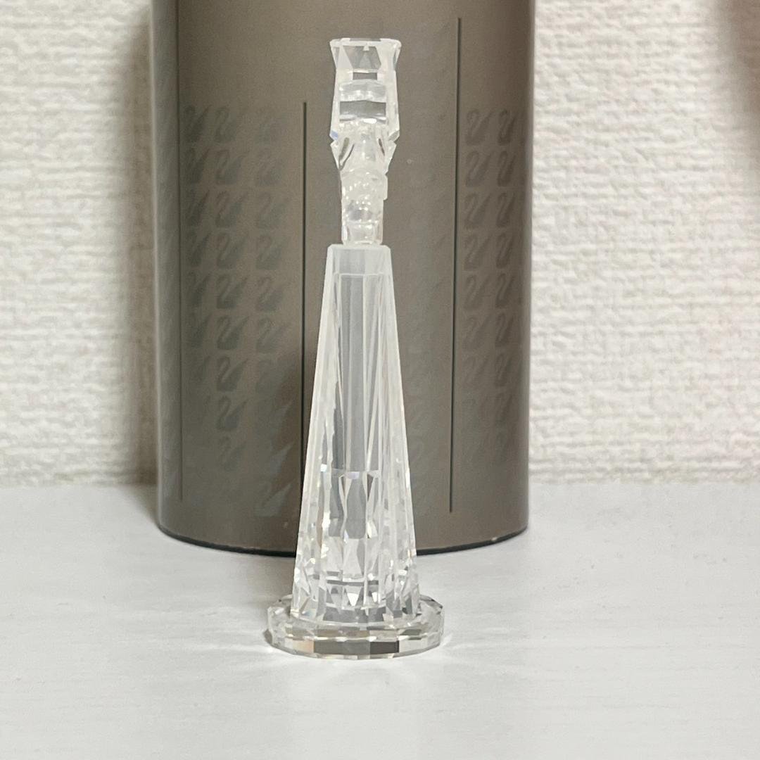 【美品】スワロフスキー クリスタル 置物 ハープ Swarovski