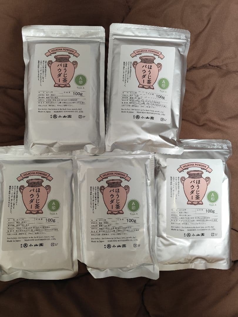 丸久小山園ほうじ茶パウダータイプA 100g×5袋セット