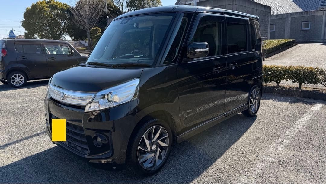 スズキスペーシアカスタム⭐️ターボ4WD⭐️車検2年付き‼️綺麗‼️