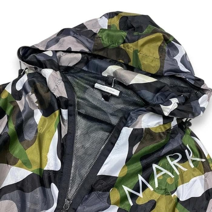 【美品】MARK & LONA ゴルフ ダブルジップ ブルゾン ジャケット 50